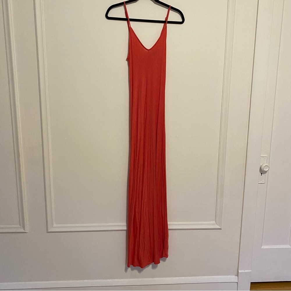Mossimo Neon Coral Maxi Dress